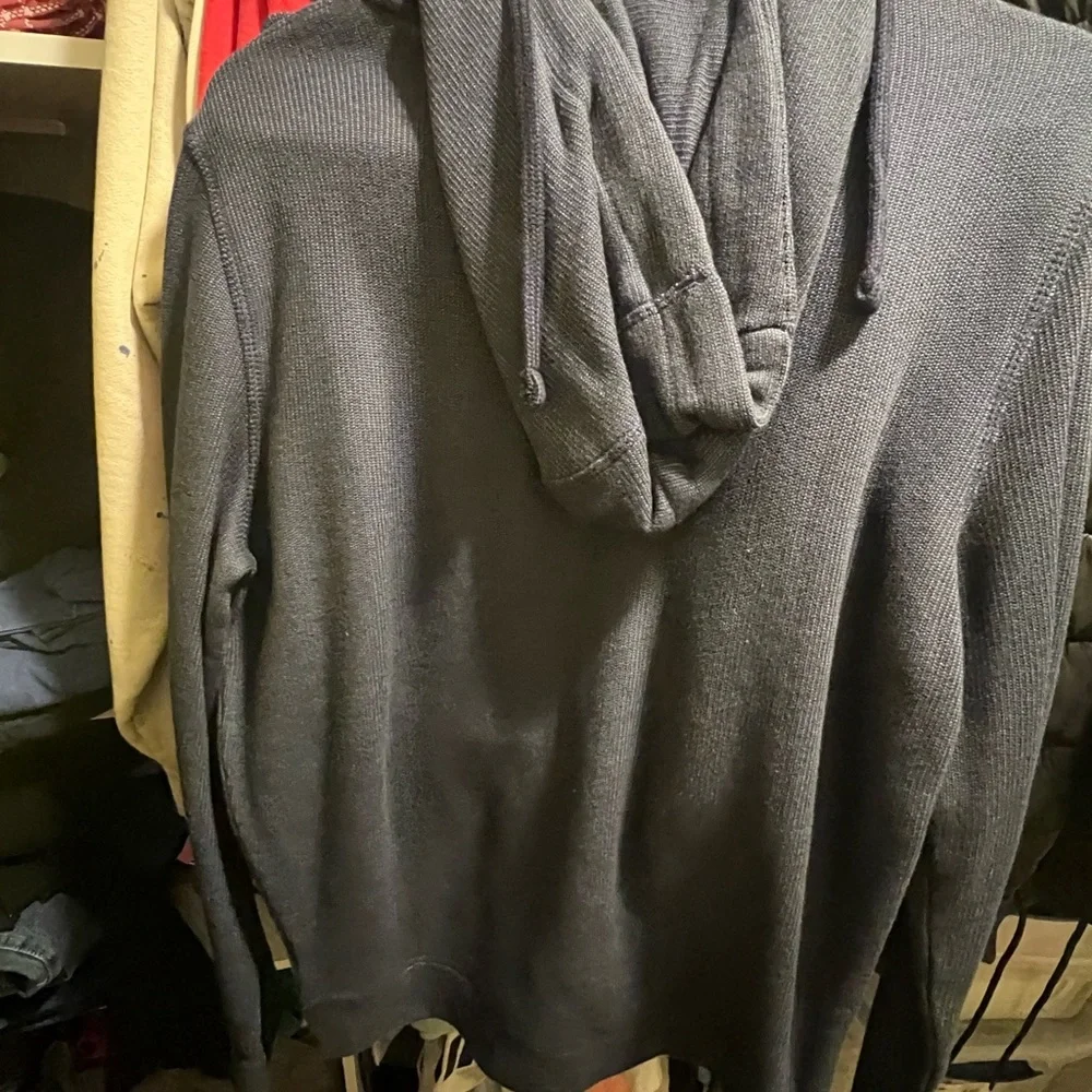Banana Republic Navy Blue sweater Hoodie; Size Small new men